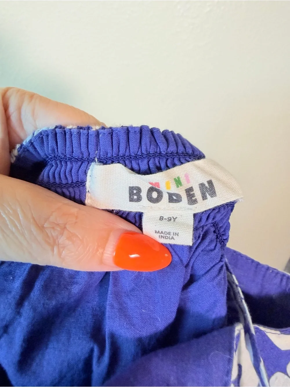 Mini Boden Starboard Coral Reef Dress, 8-9 years old